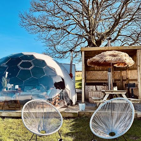 Hotel Deerstone Glamping-Pinhaw Beacon Dome Hot Tub Earby Esterno foto